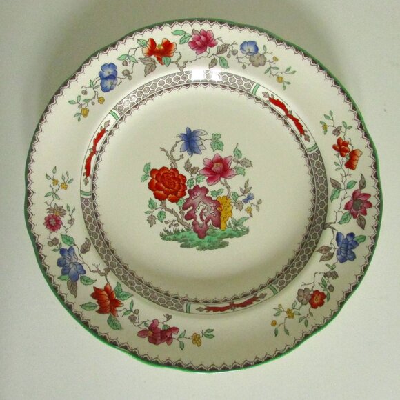 Vintage 9" lunch plate, Chinese Rose design, Copeland Spode (Lot 2) - Picture 1 of 13